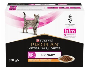 slomart PURINA Pro Plan Veterinary Diets UR St/Ox Urinary Chicken mokra hrana za mačke 10x85 g