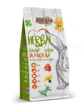 slomart ALEGIA Biljna suha hrana za kuniće - 600g