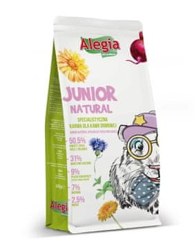 Junior Alegia Junior Natural hrana za zamorce 650g