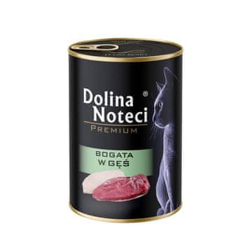 DOLINA NOTECI Dnp za mačke bogata guskom 400g