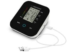 Esperanza Esperanza ECB006 monitor krvnog tlaka za nadlakticu - poluautomatski, LCD zaslon, memorija 2x99, crni.