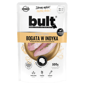 BULT BULT puna hrana za pse mokra hrana puretina vrećica 500g