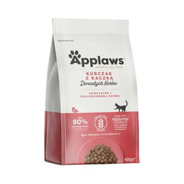 Applaws APPLAWS Piletina s pačetinom, suha hrana za mačke, 400g