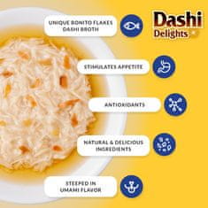 Inaba Inaba dashi delights piletina tuna&losos 70g juha za mačke