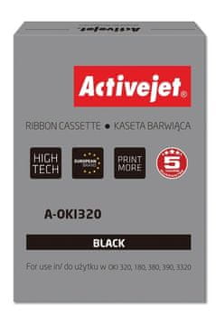 ActiveJet Activejet A-OKI320 zamjenska vrpce za OKI pisače, crna, 100 komada