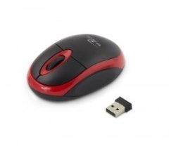 Titanum Titanum TM116E Bežični 3D Miš, 2.4GHZ, Crno/Crveni