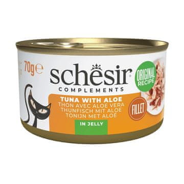 slomart Schesir adult s želeom tuna s aloe verom 70g
