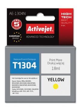 ActiveJet AOC Activejet AE-1304N tinta za Epson, žuta, 18 ml, Excellence