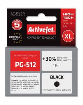 ActiveJet tinta za Canon crna (crna) 1 kom.