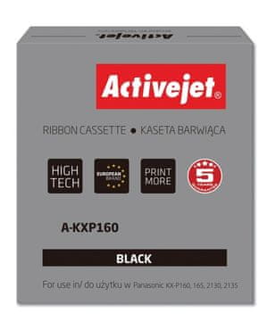 ActiveJet Activejet A-KXP160 zamjenska vrpce za Panasonic pisače, crna