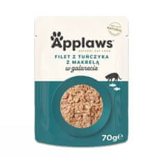 Applaws Applaws vrećica za mačke žele file tune s skuša 70g