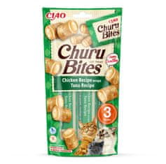 Inaba Poslastica Churu Bites tuna&piletina za mačke 3x10g