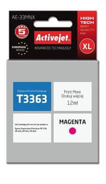 ActiveJet Activejet AE-33MNX tinta za Epson 33XL, magenta, 12 ml