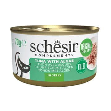 slomart Schesir adult s želeom tuna s algama 70g