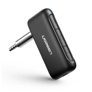 Ugreen Ugreen audio prijemnik adapter Bluetooth 5.0 - 3,5 mm mini jack za auto (crni)