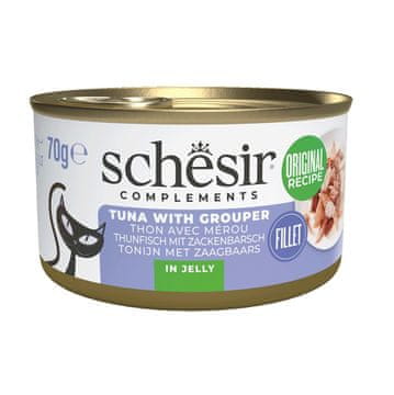 slomart Schesir oceanic adult tuna s granulama 70g