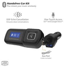 Scosche univerzalni BT hands-free auto komplet s digitalnim FM, 2.1A USB