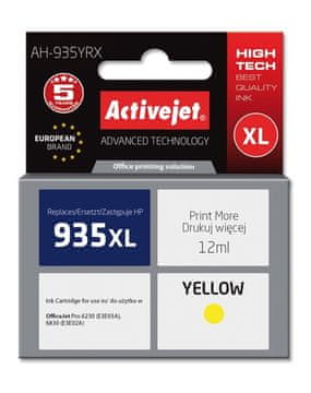 ActiveJet Activejet AH-935YRX zamjenska tinta za HP, žuta, 12 ml