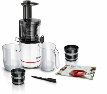 Bosch Bosch MESM500W sokovnik s sporim cijeđenjem 150 W Crna, Bijela