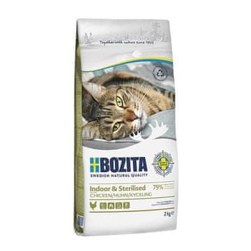 Bozita Bozita indoor & sterilised chicken - suha hrana za sterilizirane mačke - 2kg