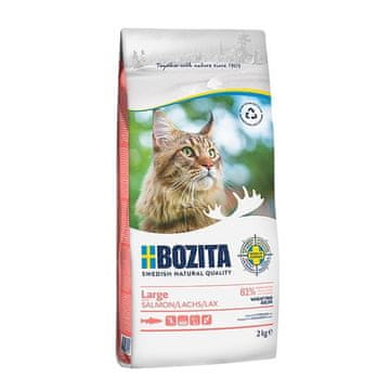 Bozita Bozita large wheat free salmon - suha hrana za mačke velikih i dugodlakih - 2kg