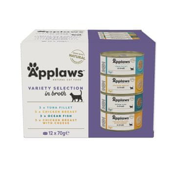 Applaws APPLAWS Hrana u umaku - izbor okusa, 12x70g