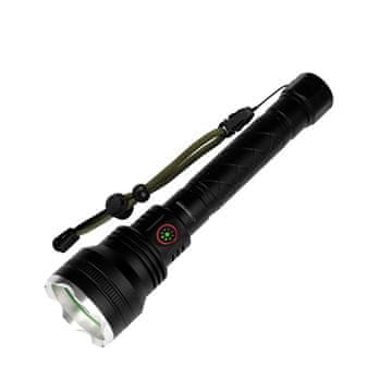 ESP Esperanza EOT068 Crna punjiva LED ručna svjetiljka, USB-C, 1000 lm
