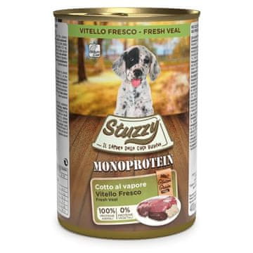 STUZZY STUZZY Monoprotein Puppy Teletina - mokra hrana za štence - 400g