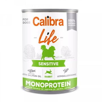 Calibra CALIBRA LIFE Sensitive Rabbit - mokra hrana za pse, 400 g