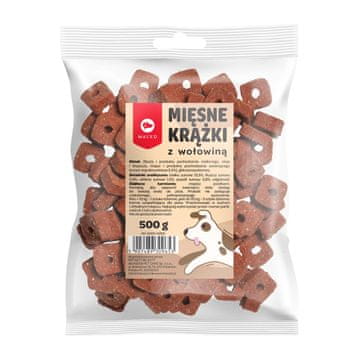 MACED MACED mesne pločice s govedinom - za pse - 500 g