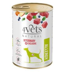 4VETS 4VETS Natural Allergy Lamb Dog - mokra hrana za pse - 400 g