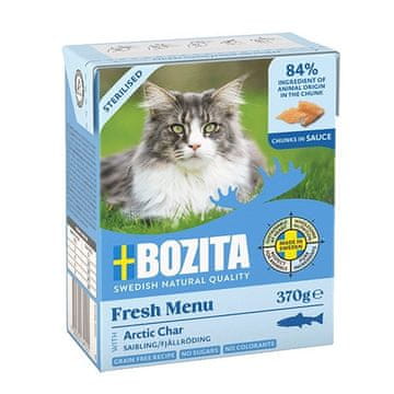 Bozita BOZITA Fresh Menu Sterilised Arktički losos - mokra hrana za mačke - 370g