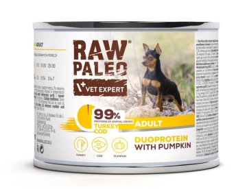 VetExpert VETEXPERT Raw Paleo Duoprotein puretina i bakalar - mokra hrana za pse - 200g