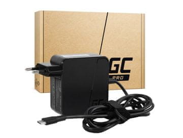 Green Green Cell AD134PV2 Univerzalni 65W adapter/pretvarač, crni, USB PD