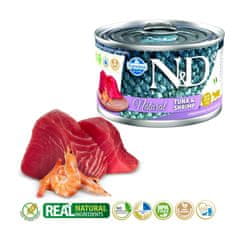 Farmina Farmina n&d cat natural tuna&škampi - mokra hrana za mačke - 140 g