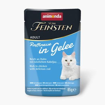 Animonda ANIMONDA Vom Feinsten Raffinesse u želeu - Piletina s bakalarom - Mokra hrana za mačke - 85g