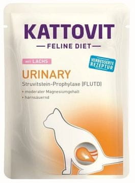 Kattovit KATTOVIT Feline Diet Urinary Losos - mokra hrana za mačke, 85g