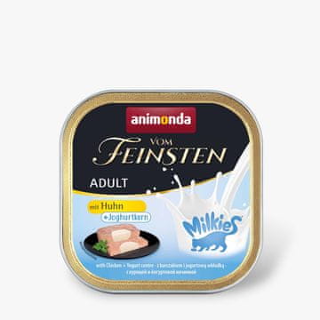 Animonda Animonda vom feinsten adult milkies s piletinom + jogurt centrom 100g