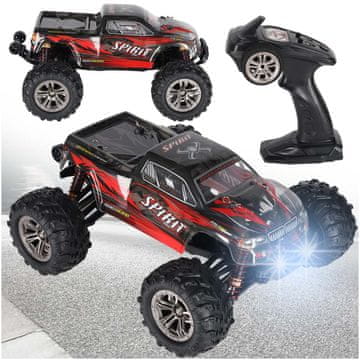 Ikonka Aga RC auto Q901 bez četkica 2.4G 4CH 52km/h Crvena