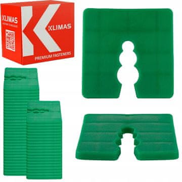 Plastični odstojnici 4 mm 50 kom. Klimas vijčani