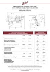 BERKEL Električni rezač RED LINE 250 Crveni