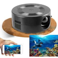 VYZIO® Mini LED projektor s Bluetooth zvučnikom, kristalna slika, prijenosni, univerzalna povezivost | CASTLITE