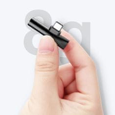 BASEUS adapter AUDIO USB TipC-Jack 3,5Ž aux stereo crni CATL41-01
