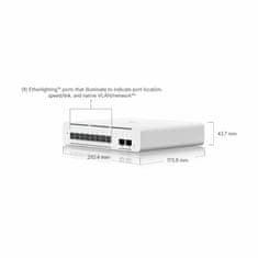 Ubiquiti prekidač 8-port 10G PoE++ 2xSFP+ stolni managed 155W USW-Pro-XG-8-PoE
