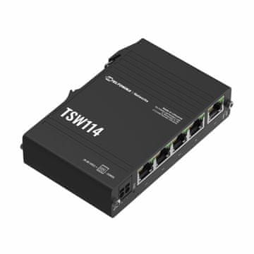 Teltonika prekidač Giga 5-port Mini metalno kućište DIN TSW114