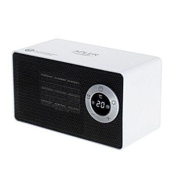 Adler AD 7746 keramička grijalica Q LCD, 1000 W, bijela
