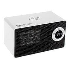 Adler AD 7746 keramička grijalica Q LCD, 1000 W, bijela