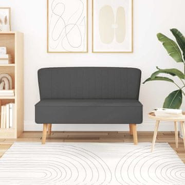 Vidaxl Sofa, 117x55,5x77 cm, tamnosiva tkanina
