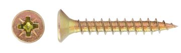 ŽUTI POCINKANI VIJCI ZA DRVO 3,0*25 MM - 5,0 KG - MF-510-3025