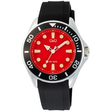 Q&Q muški sat Q&Q GENT DIVER BLACK (Ø 41 mm)